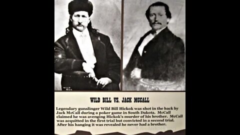 TRIAL OF JACK MCCALL - murder of Wild Bill” Hickok.