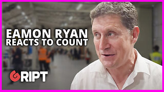 Eamon Ryan reacts to count