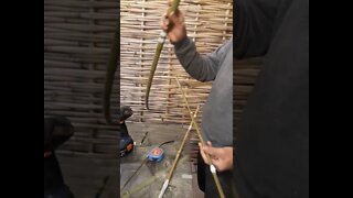 como fazer flecha arrow de bambu cana da Índia