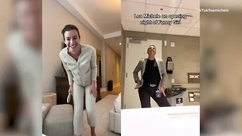 Video: Lea Michele joins TikTok by recreating viral video about her