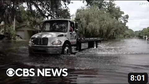 Videos show Hurricane Idalia storm surge, damage in Florida
