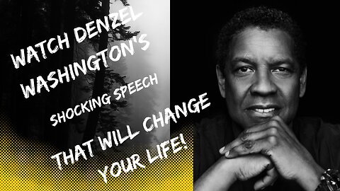 Denzel Washington's Shocking Speech That Will Change Your Life! #motivation #inspiration