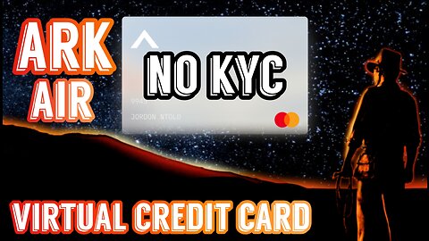 NO KYC CRYPTO virtual credit card - ARK air