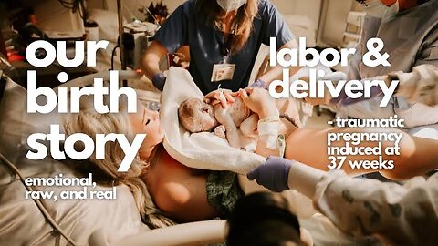 EMOTIONAL BIRTH VLOG | INDUCED LABOR | LABOR AND DELIVERY