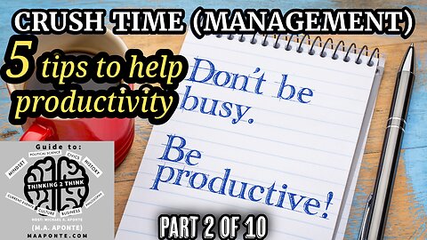 Crush Time! Unleash Productivity with Hacks & Tactical Routines