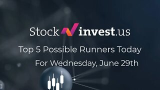 Top 5 Stocks to TRADE Today! (29th of June)