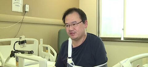 ONLY ON 13: Injured ShangHai Taste waiter speaks for the first time amidst recovery