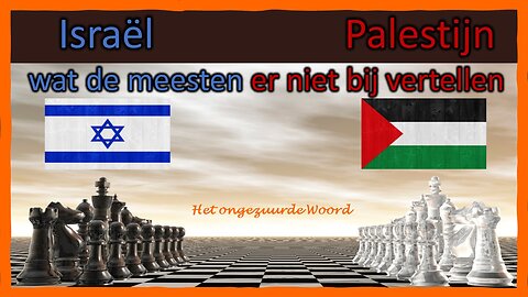 Israël en Palestijn; wat iedereen zou moeten weten!!