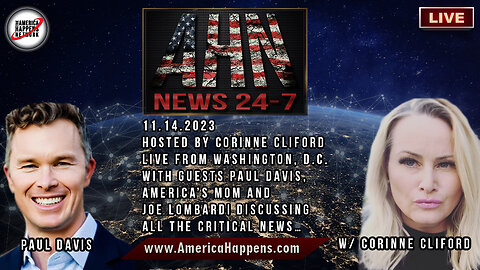 AHN News Live with Corinne Cliford - Guests Paul Davis, America's Mom, Joe Lombardi