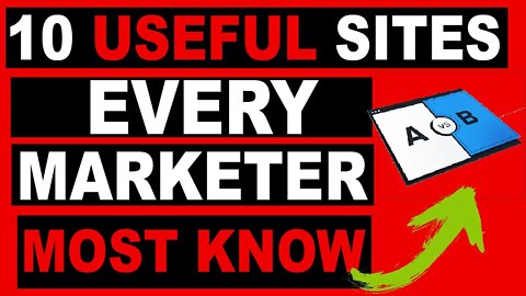 10 Useful Websites Every Marketer Must Know