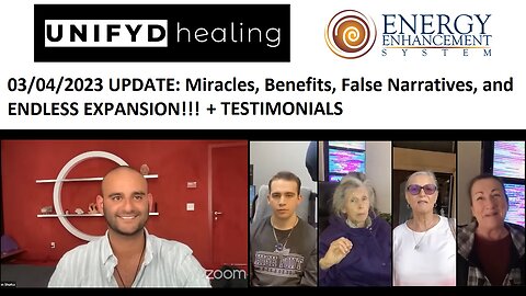 UNIFYD HEALING EESystem UPDATE: Miracles, Benefits, False Narratives, and ENDLESS EXPANSION!!!