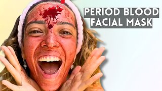 I am addicted to using my period blood as a face mask