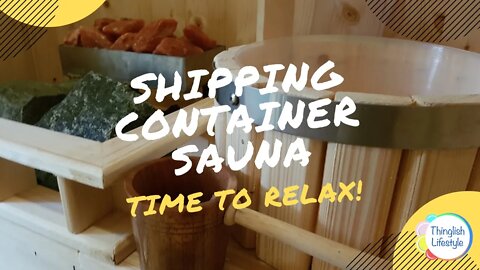 Shipping Container Sauna
