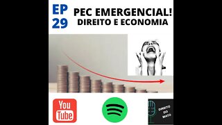 EP 29 PEC EMERGENCIAL - DIREITO E ECONOMIA.