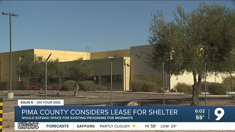 Pima Co. may lease large building to house migrants