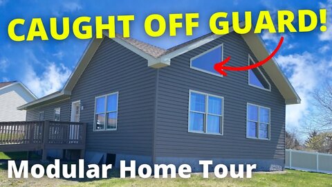 THIS RANCH CHALET MODULAR HOME Caught me off guard with CATHEDRAL CEILINGS | Mobile Home Tour
