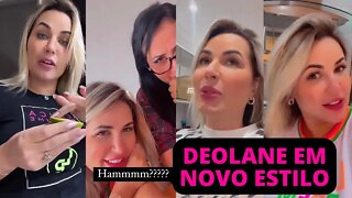 DEOLANE DE CABELOS CURTOS E A MÃE COZINHANDO COMID@ LEVE