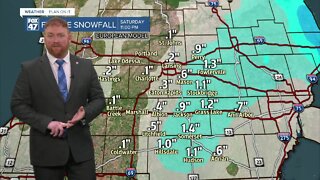 More clouds and rain / snow chances moving into Michigan