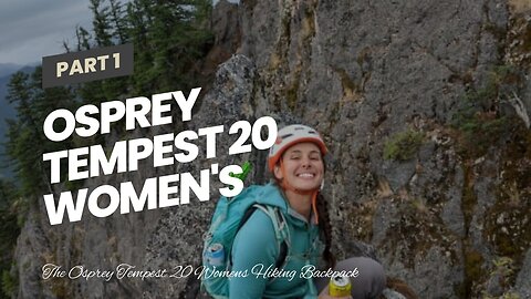 Osprey Tempest 20 Women's Hiking Backpack , Jasper Green ,MediumLarge