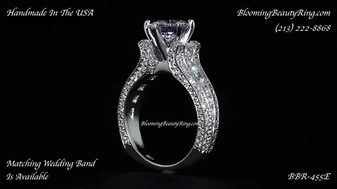 BBR 455E Engagement Ring Only By BloomingBeautyRing.com