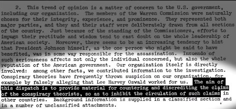 1967 CIA Memo Is Still Used to Discredit Conspiracy Theorists Today