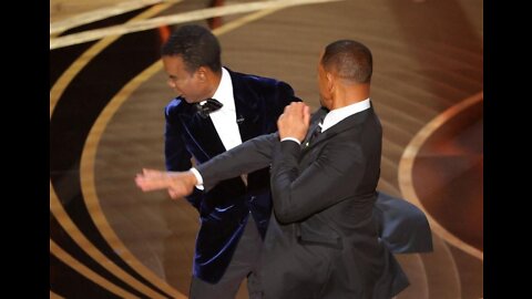 The uncensored moment Will Smith smacks Chris Rock - Oscar 2022