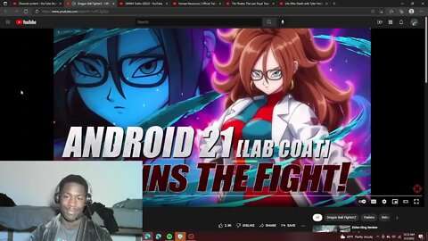 REACTION!!!Dragon Ball FighterZ - Official Android 21 (Lab Coat) Trailer