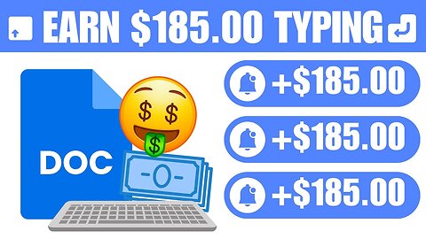 Make $185.00 Typing On Google Docs! | Make Money Online 2024
