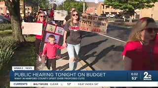 Many in Harford County upset over proposed budget cuts