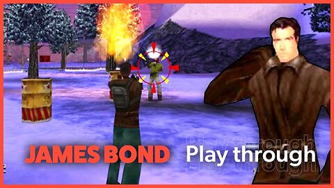James Bond PS1 Tomorrow Never Dies | Upscaled HD PlayStation 1 | 007 | Playthrough