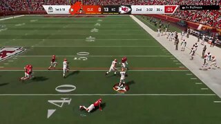 Nice Run by Nick Chubb for 28 Yards #Browns #Madden20 #H2H