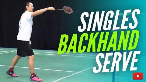 Winning Badminton - The Singles Backhand Serve - Coach Hendry Winarto (Subtitle Indonesia)