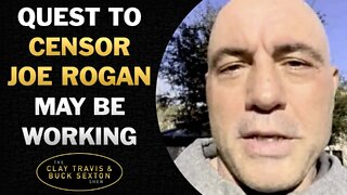 The Blue Check Quest to Censor Rogan Might Be Working