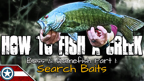 How to Fish a Creek for Bass & Gamefish Part 1: Search Baits