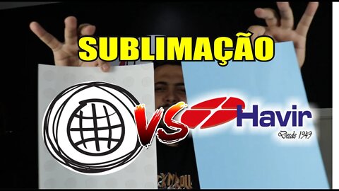 Qual o melhor papel tratado para sublimação? Fundo Azul (Havir) x Globinho (Mundi)