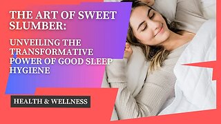 The Art of Sweet Slumber: Unveiling the Transformative Power of Good Sleep Hygiene