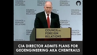 CIA Director Admits to Chemtrails (Geo-Engineering)