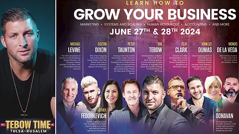 It's TEBOW TIME In Tulsa, OK | Join Thousands & Watch LIVE NOW (June 27-28)!!! Tebow Joins Clay Clark's June 27-28 Business Growth Workshop + Learn Branding, Marketing, SEO, Sales, Workflow Design, Accounting & More