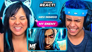 Jinx (Arcane) - Meu Inimigo | M4rkim | [React Rap Nerd] 🔥