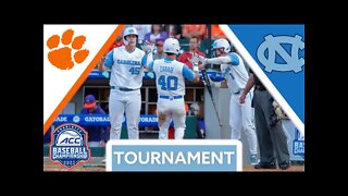Clemson vs North Carolina ACC Tournament Highlights | 2022 College Baseball Highlights