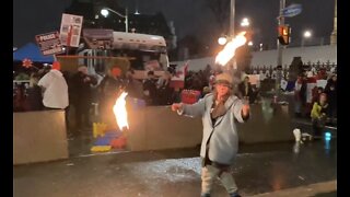 A Fiery, But Mostly Peaceful Protest in Ottawa