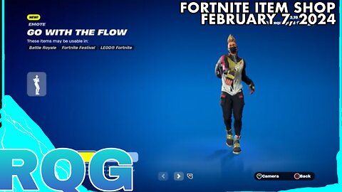 "NEW" GO WITH THE FLOW ICON EMOTE! FORTNITE ITEM SHOP (Febuary 7, 2024)