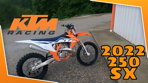 2022 KTM 250 SX | First Start and Sound (4K)