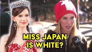 Americans React to White Woman winning Miss Japan