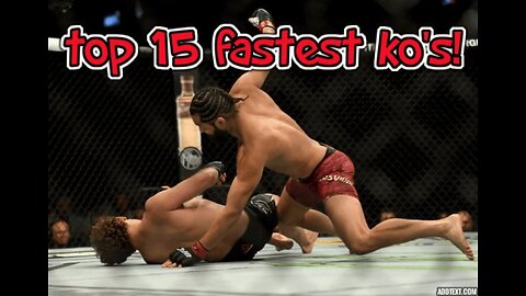 15 Fastest MMA Knockouts Ever! | The Most Interesting