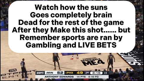 Rigged Minnesota Timberwolves WIN vs Phoenix Suns playoffs game 3 | brain dead script on repeat !!