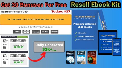 Resell Ebook Kit || Resell Ebook Kit Review || Bonuses || Buy or Not || Resell Ebook Kit Scam