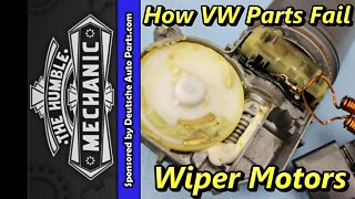 How VW Parts Fail ~ Windshield Wiper Motors