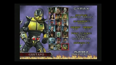 Mortal Kombat Deadly Aliance (PS2) - Cyrax - Arcade Mode
