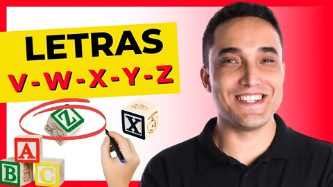 👩‍🏫 [LETRAS: V, W, X, Y, Z] - Aula 09 - EJA - Alfabetização - Português